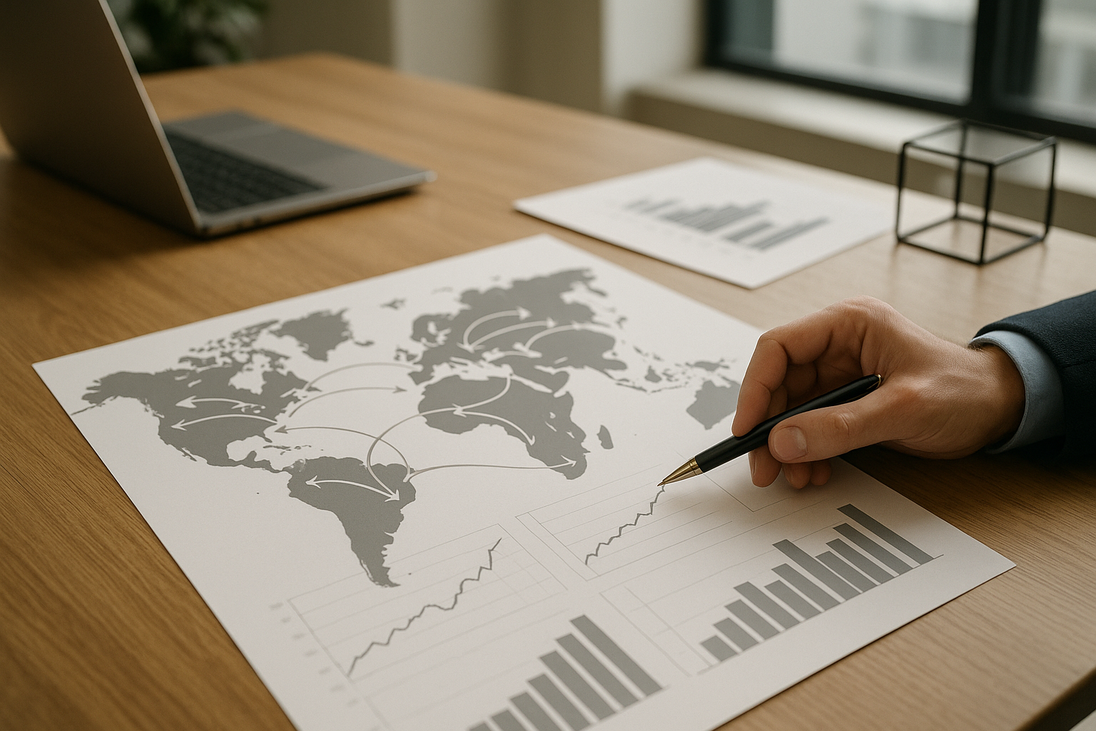 Schema concettuale dei nuovi blocchi commerciali e delle filiere regionali nell’economia globale
