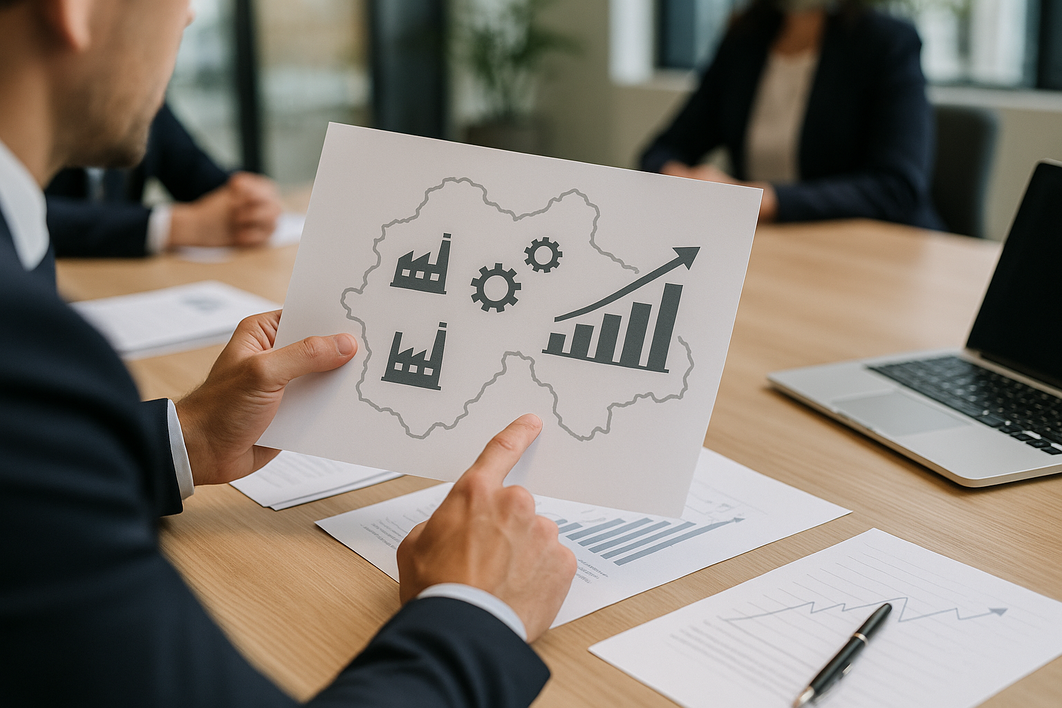Rappresentazione concettuale del contributo delle imprese alla crescita economica regionale