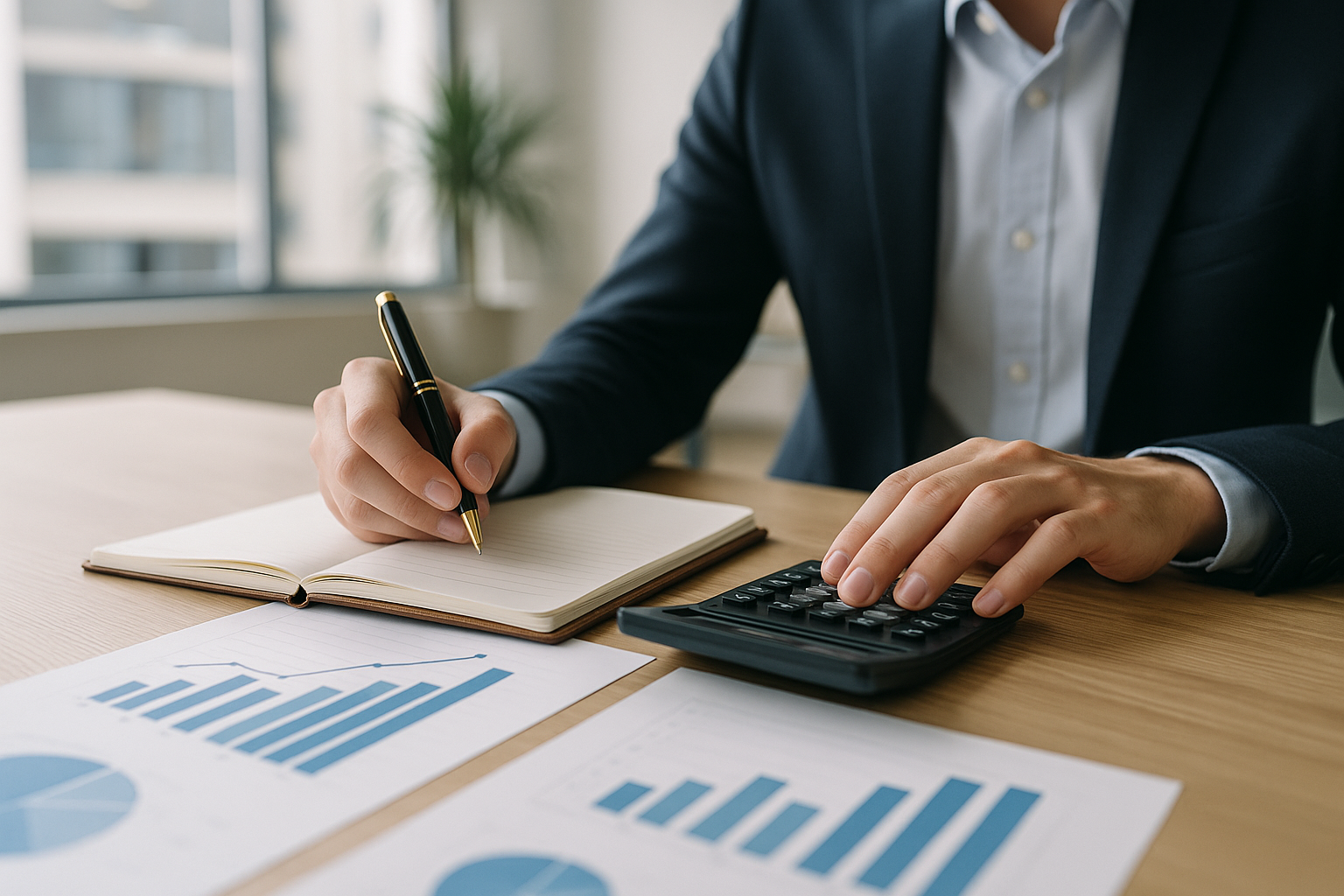 Strumenti per la gestione del budget e della finanza personale su una scrivania