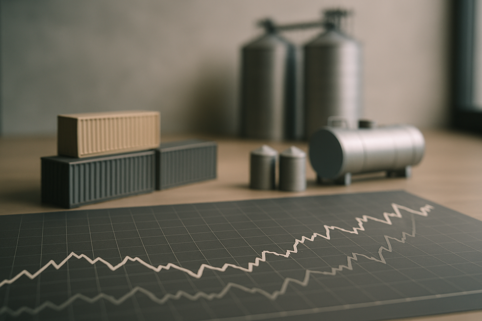 Andamento volatile dei prezzi delle materie prime con riferimento a logistica e produzione